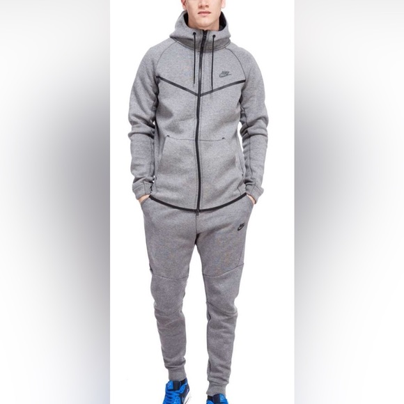Nike SET Mens Sportswear Tech Fleece Full-Zip & Pant - Picture 1 of 2